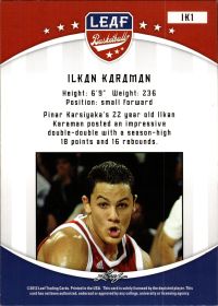 Ilkan Karaman - Leaf Base Set 2012, Nr. IK1