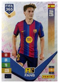 Gavi - Panini Adrenalyn XL FIFA 365 Fan Favourites 2026-27, Nr. 390 – Insert