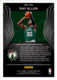 Ray Allen - Panini Illusions Base Set 2021-22, Nr. 123