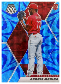 Adonis Medina - Panini Mosaic Base Set 2021, Nr. 231 – Rookie Card, Reactive Blue