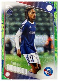 Mathis Amougou - Topps UEFA Club Competitions Base Set 2025-26, Nr. 177 – Rookie Card, Diamante