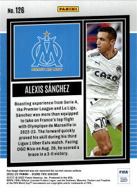Alexis Sánchez - Panini Score FIFA Base Set 2022-23, Nr. 126