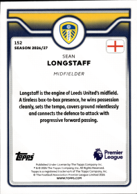 Sean Longstaff - Topps Flagship Premier League Base Set 2026-27, Nr. 152