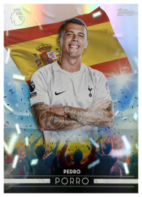 Pedro Porro - Topps Flagship Premier League Flying the Flag 2026-27, Nr. FF 24 – Insert