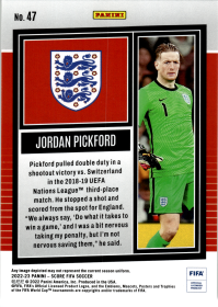 Jordan Pickford - Panini Score FIFA Base Set 2022-23, Nr. 47