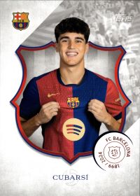 Pau Cubarsí - Topps FC Barcelona 125 Years Anniversary 125 Legacy 2024-25, Nr. 5
