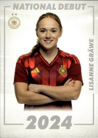 Lisanne Gräwe - Panini DFB-Frauen Team-Set National Debut 2025, Nr. DEB-10 – Insert