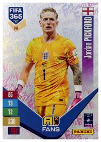 Jordan Pickford - Panini Adrenalyn XL FIFA 365 Fan Favourites 2026-27, Nr. 356 – Insert