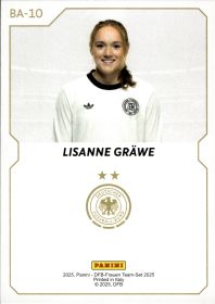 Lisanne Gräwe - Panini DFB-Frauen Team-Set Base Set 2025, Nr. BA-10
