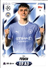Phil Foden - Topps Match Attax UEFA Club Competitions Base Set 2026-27, Nr. 35