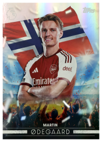 Martin Ødegaard - Topps Flagship Premier League Flying the Flag 2026-27, Nr. FF 2 – Insert