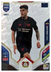 Piero Hincapié - Panini Adrenalyn XL FIFA 365 Fans' Favourite 2026, Nr. FAN11 – Insert