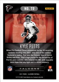 Kyle Pitts - Panini Illusions Base Set 2021, Nr. 72 – Rookie Card