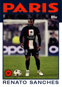 Renato Sanches - Topps Paris Saint-Germain Official Team Set 2023-24, Nr. 43