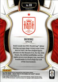 Rodri - Panini Select FIFA Road to World Cup Terrace 2025-26, Nr. 69