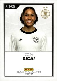 Cora Zicai - Panini DFB-Frauen Team-Set RIS 2025, Nr. RIS-05 – Insert
