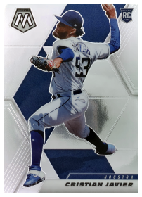 Cristian Javier - Panini Mosaic Base Set 2021, Nr. 255 – Rookie Card