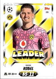Gregor Kobel - Topps Match Attax UEFA Club Competitions Leader 2026-27, Nr. 226