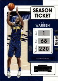 T.J. Warren - Panini Contenders Season Ticket 2021-22, Nr. 100