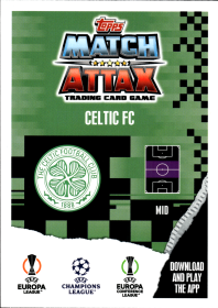 Callum McGregor - Topps Match Attax UEFA Club Competitions Topps Heritage 2023-24, Nr. 480