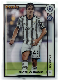 Nicolò Fagioli - Topps Merlin Chrome UEFA Club Competitions Base Set 2022-23, Nr. 79 – Rookie Card