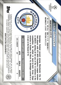 İlkay Gündoğan - Topps UEFA Champions League Base Set 2021-22, Nr. 114