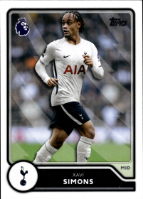 Xavi Simons - Topps Flagship Premier League Base Set 2026-27, Nr. 254