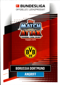 Erling Haaland - Topps Chrome Match Attax Bundesliga Saison-Superstar 2020-21, Nr. 158