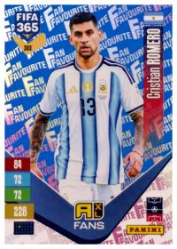 Cristian Romero - Panini Adrenalyn XL FIFA 365 Fan Favourites 2026-27, Nr. 365 – Blue, Insert