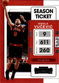 Nikola Vučević - Panini Contenders Season Ticket 2021-22, Nr. 66