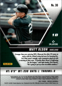 Matt Olson - Panini Mosaic Base Set 2021, Nr. 30
