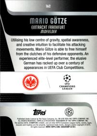 Mario Götze - Topps UEFA Club Competitions Base Set 2025-26, Nr. 162 – Diamante