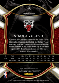 Nikola Vucevic - Panini Select Concourse 2020-21, Nr. 20