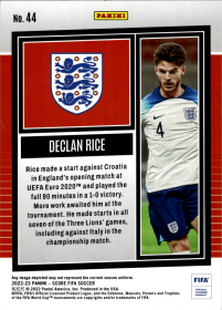 Declan Rice - Panini Score FIFA Base Set 2022-23, Nr. 44