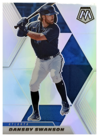 Dansby Swanson - Panini Mosaic Base Set 2021, Nr. 23 – Silver Prizm