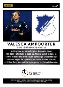 Valesca Ampoorter - Panini Frauen-Bundesliga TC Collection Breakthrough 2025-26, Nr. 14 – Insert