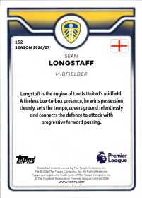 Sean Longstaff - Topps Flagship Premier League Base Set 2026-27, Nr. 152