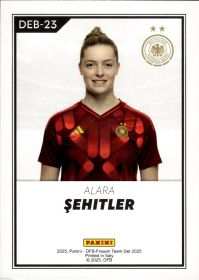 Alara Şehitler - Panini DFB-Frauen Team-Set National Debut 2025, Nr. DEB-23 – Insert