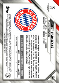 Dayot Upamecano - Topps UEFA Champions League Base Set 2021-22, Nr. 172