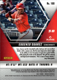 Eugenio Suarez - Panini Mosaic Base Set 2021, Nr. 168