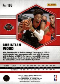Christian Wood - Panini Mosaic Base Set 2020-21, Nr. 165