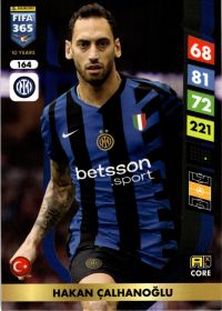 Hakan Çalhanoğlu - Panini Adrenalyn XL FIFA 365 Base Set 2025, Nr. 164