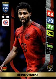 Serge Gnabry - Panini Adrenalyn XL FIFA 365 Base Set 2025, Nr. 134