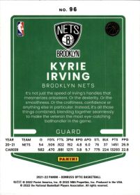 Kyrie Irving - Panini Donruss Optic Base Set 2021-22, Nr. 96