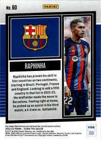 Raphinha - Panini Score FIFA Base Set 2022-23, Nr. 60
