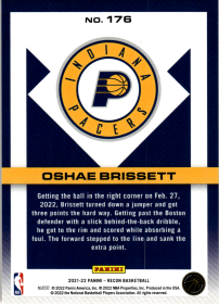 Oshae Brissett - Panini Recon Base Set 2021-22, Nr. 176