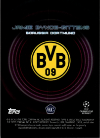 Jamie Bynoe-Gittens - Topps UEFA Club Competitions Showcase 2023-24