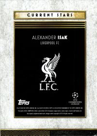Alexander Isak - Topps Deco UEFA Club Competitions Current Stars 2025-26