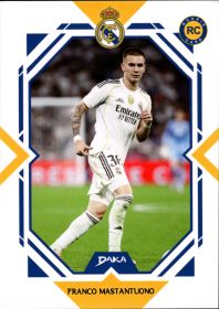 Franco Mastantuono - DAKA Real Madrid Top Audience Base Set 2025-26, Nr. RM-4-A – Rookie Card