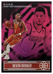 Devin Booker - Panini Illusions Base Set 2020-21, Nr. 20 – Trophy Collection Pink